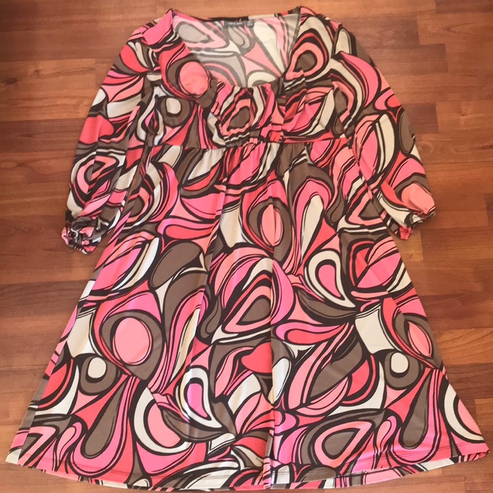3/4 length dress